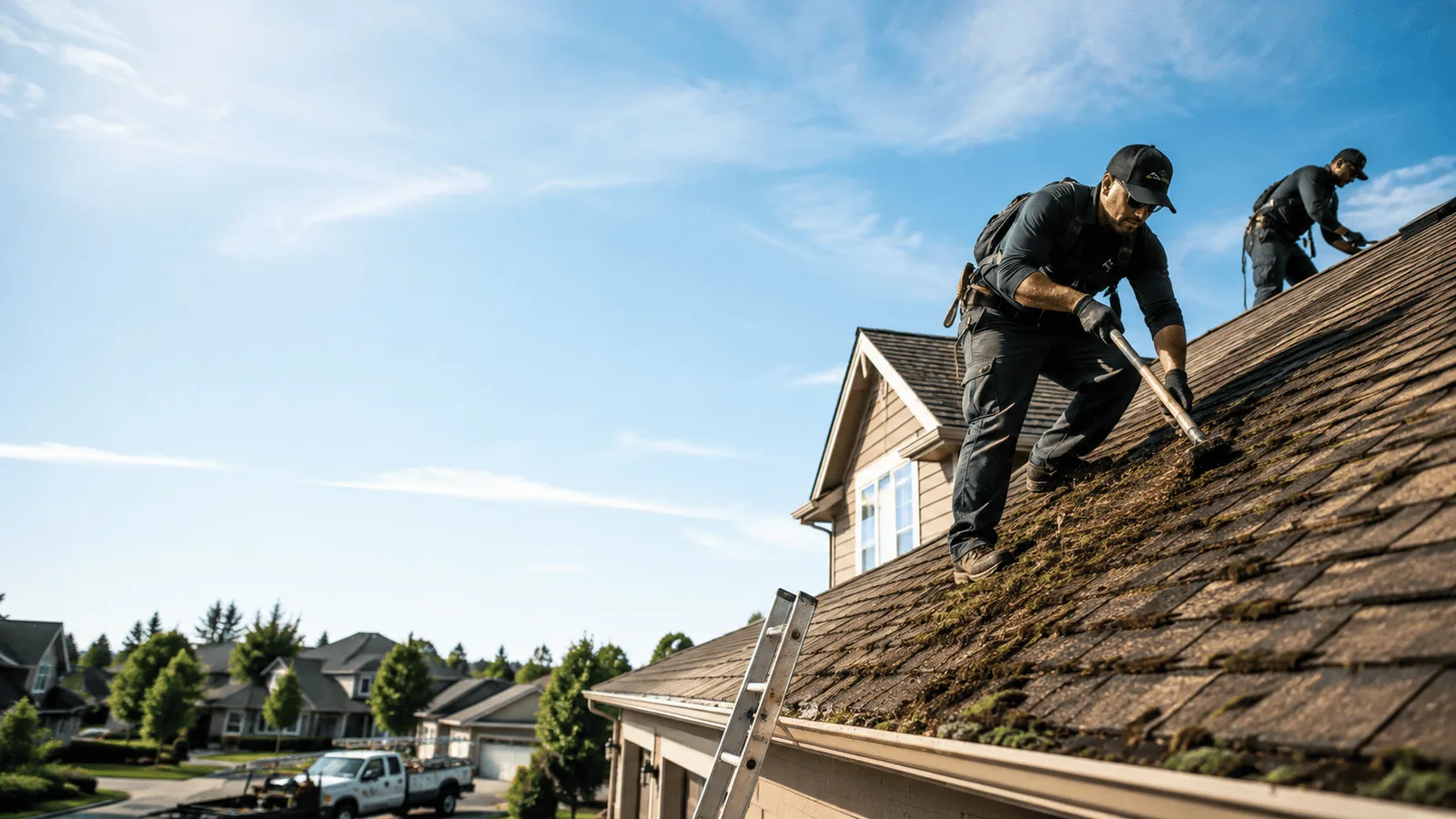 Roof Moss Removal in Midfield, TX near me